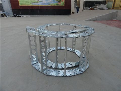 半封闭钢制拖链厂家 盐山县坤庆机床附件厂